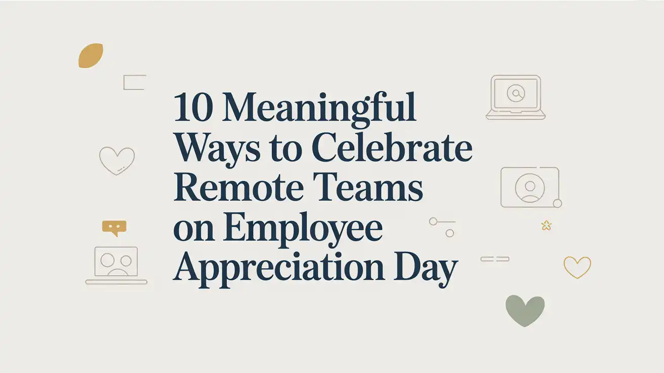 Beyond the Breakroom Pizza: 10 Meaningful Ways to Celebrate Remote Teams on Employee Appreciation Day