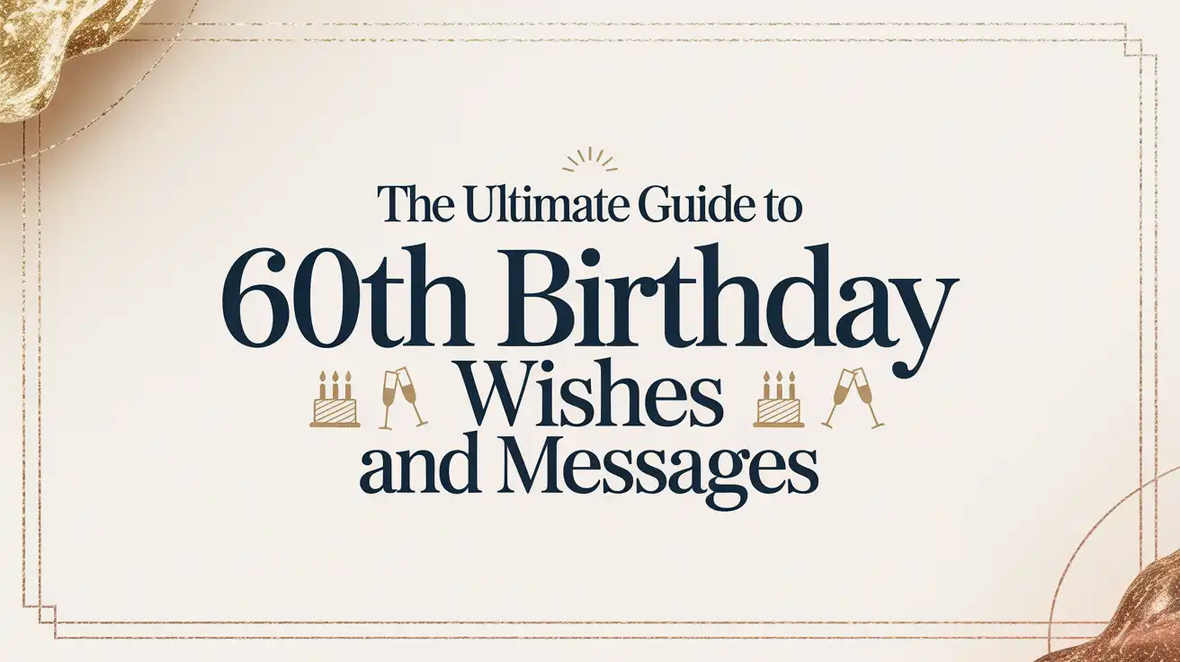 The Diamond Milestone: The Ultimate Guide to 60th Birthday Wishes and Messages